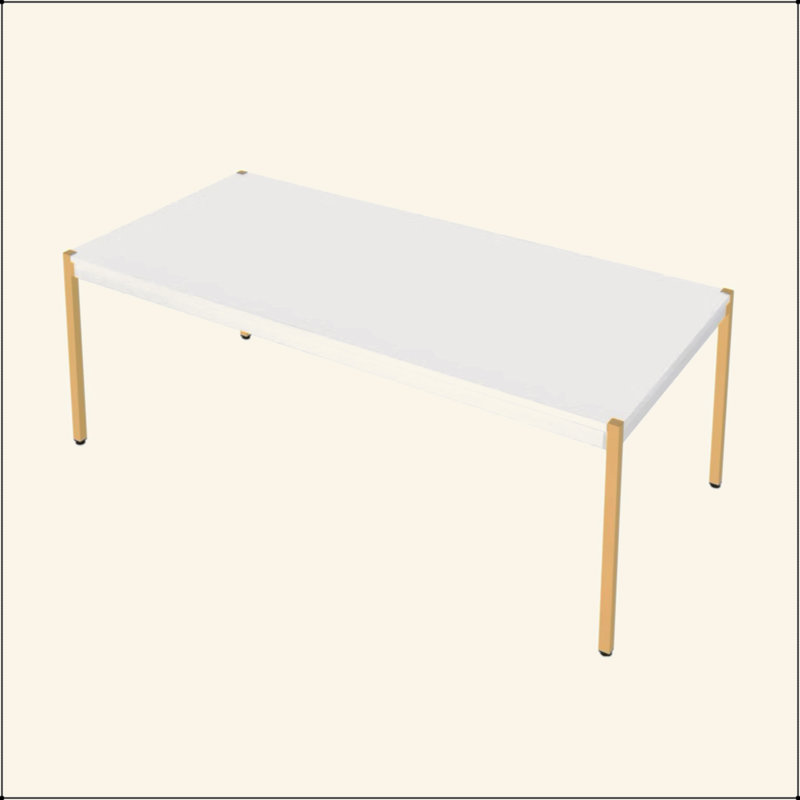 Table basse rectangulaire