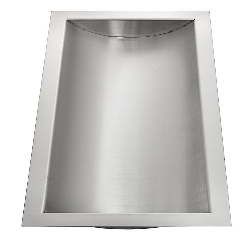 Plateau en acier inoxydable Handford, H 2 po x l 14 po x P 10 po