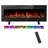 Recessed or Wall Mounted Electric Fireplace Heater with Remote Control-375069979
