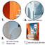 Azur arches escalier - formes abstraites, impressions d'art mural-95868953-95868956