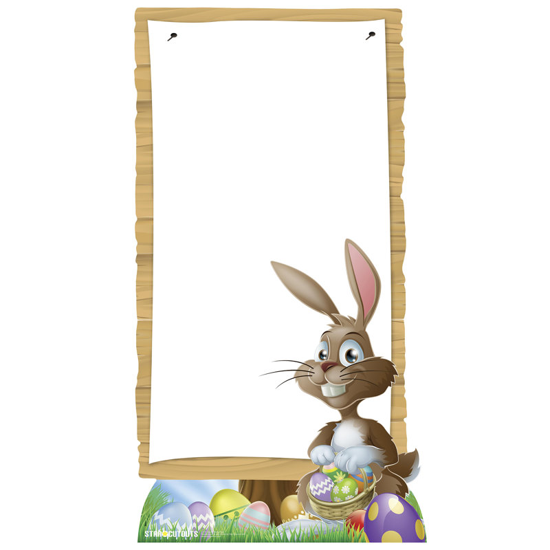 Easter Sign Cardboard Standup