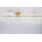 3 - Light Glass Globe Flush Mount Ceiling Light