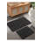 Premium Bathmat Set (2 Pieces), Anthracite, 19.7 x 31.5 inches & 15.7 x 19.7 inches | 100% Polypropylene, 1.5 lbs per sq yd, Total Thickness: 0.4 inches | Non-Slip Natural Latex Sole, Machine Washable for Easy Care-122006413