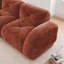 Canapé 110 po sans tissu avec velours doux et capitonné, canapé modulaire modulaire, éponge haute densité 32D, conception antidérapante, conception ergonomique inférieure, aucun assemblage requis, pour étude, cinéma maison-1520670190
