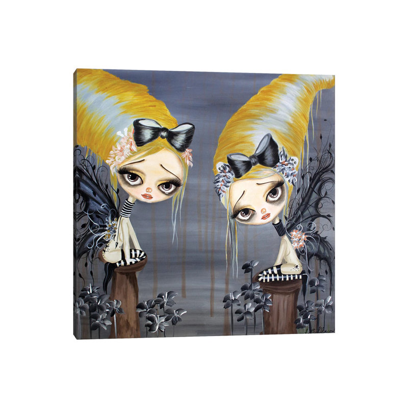 Fairies Lost by Dottie Gleason - Wrapped Canvas Gallery-Wrapped Canvas Giclée, 45.72 cm H x 45.72 cm W x 3.175 cm D