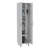 Nala Cleaning Cabinet, Double Door Cabinet, Four Legs, Five Shelves -White
