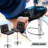 Bar Stool PU Leather Swivel Rotatable Bar Stool Set of 2 Adjustbale Counter Height Bar Stool Modern Armless Dining Chair with Back Footrest for Kitchen Dining Room-291493412