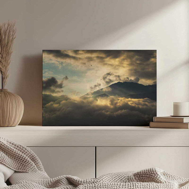 «High in the Clouds» par Martin Podt, reproduction d'art, 30 W x 20 H, Does Not Apply, Unframed Canvas