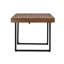 Kennon Pine Solid Wood Top Metal Base Dining Table