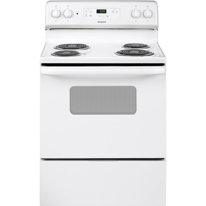 Hotpoint 30" 5 cu. ft. Freestanding Electric Range, White