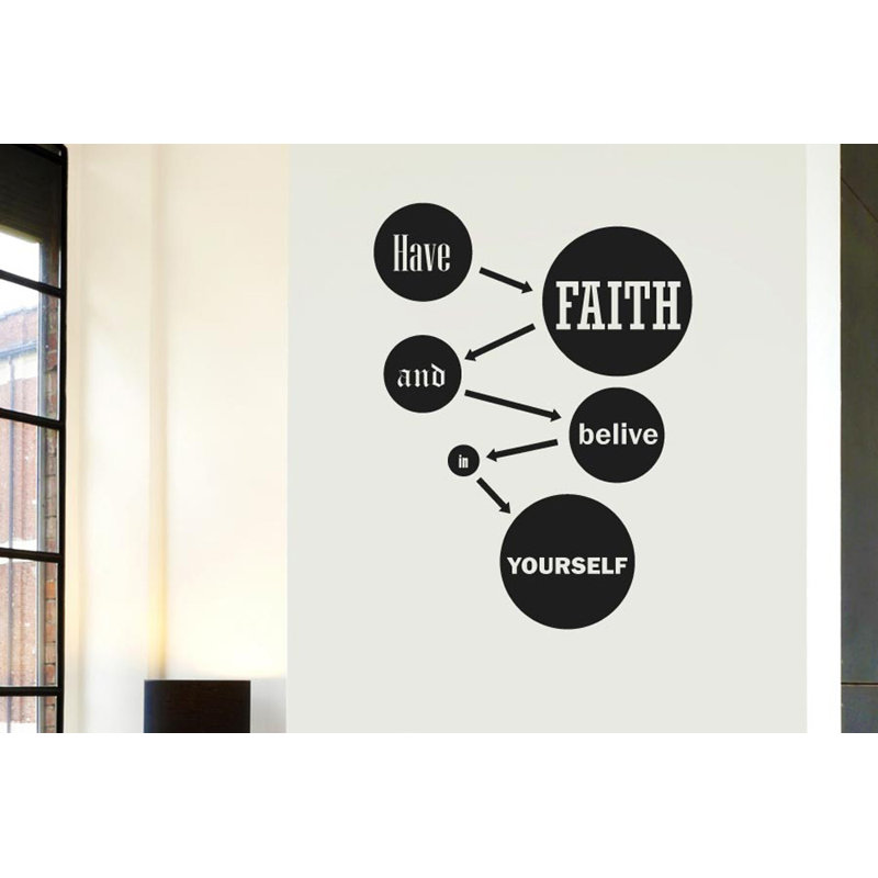 Wall Decal, Black, Large