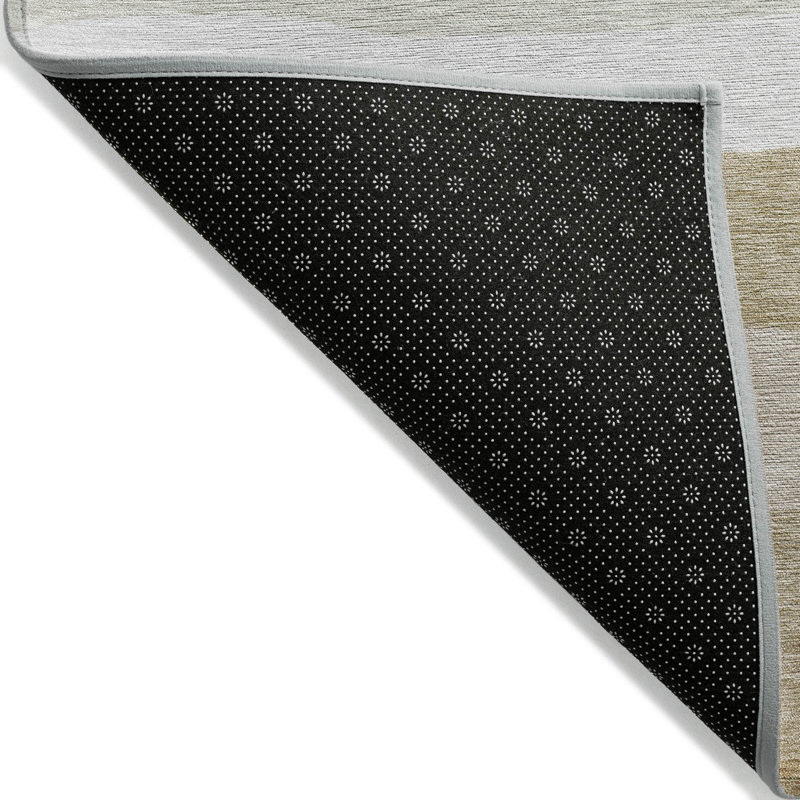Tapis de blé Xhevrie intérieur / extérieur lavable à la machine, Rond 8 pi