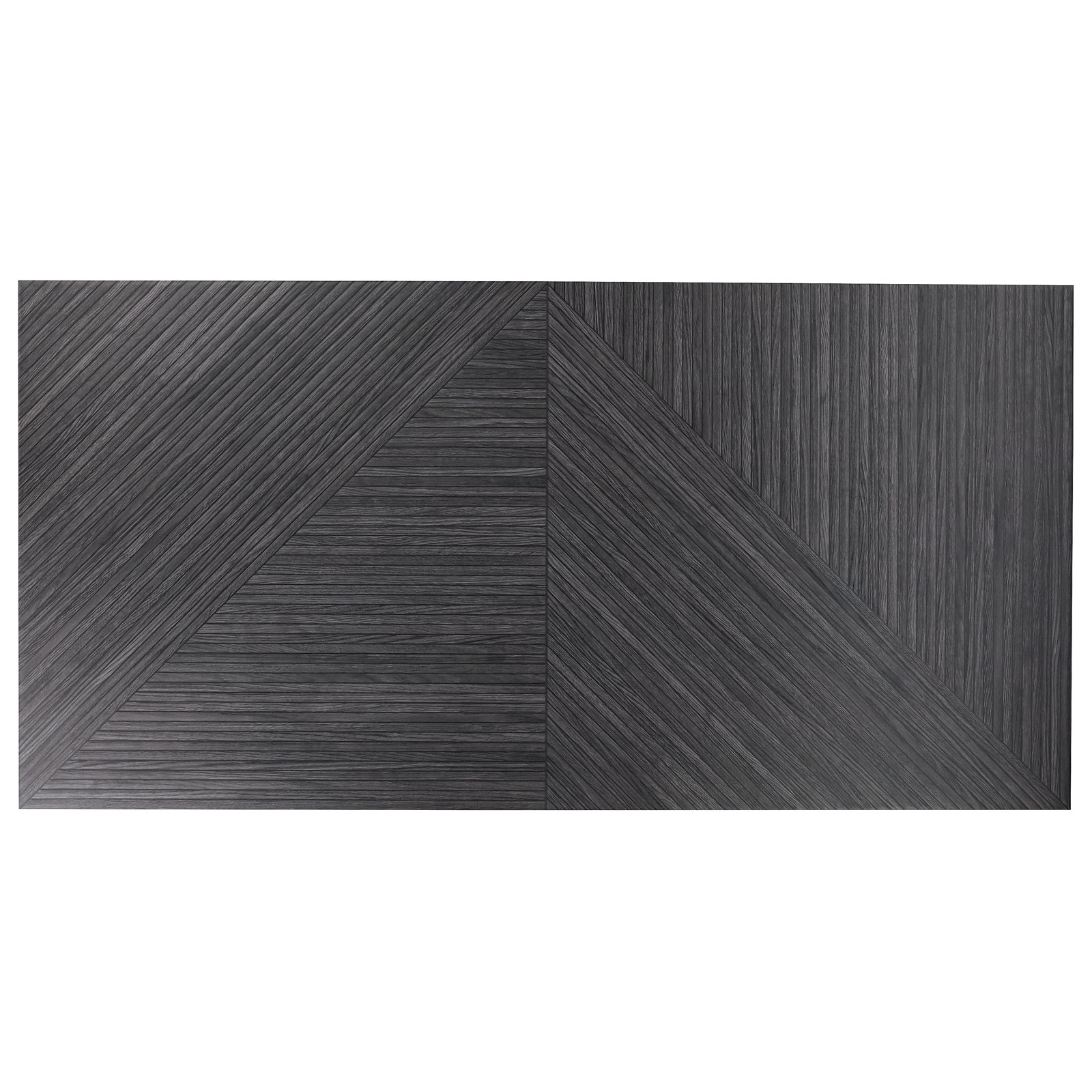 Alinea 23.62 in. x 47.24 in. Matte Porcelain Wood Look Wall Tile (15.49 Sq. Ft./ case), Charcoal