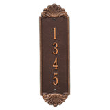 Shell Personalized Vertical 4-Line Wall Address Plaque
