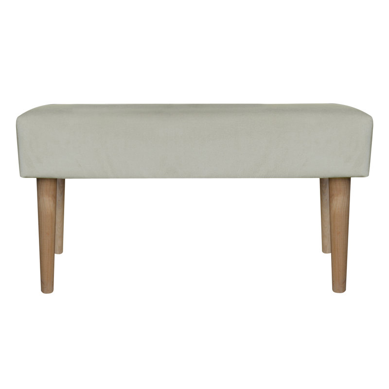 Scandi Polyester Upholstered Bench