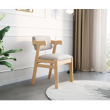 Bouirou Kids Wood Adjustable Height Chair with Ottoman