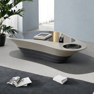 Irregular irregular end table