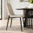 6- Person Dining Table Sets With Extendabe Oval Table & 6 Upholstered Chenille Dining Chairs-569505357