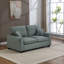 2 Seater Linen Blend Sofa Bed-660268140