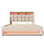 Lit plateforme tapissier double avec système de rangement hydraulique, charge DEL et USB, naturel (sans matelas)-1565831655-1565831654