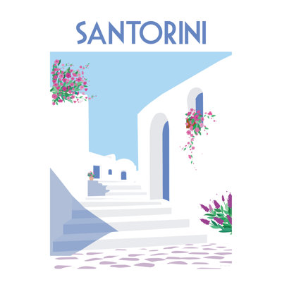 Affiche Santorini II par Omar Escalante