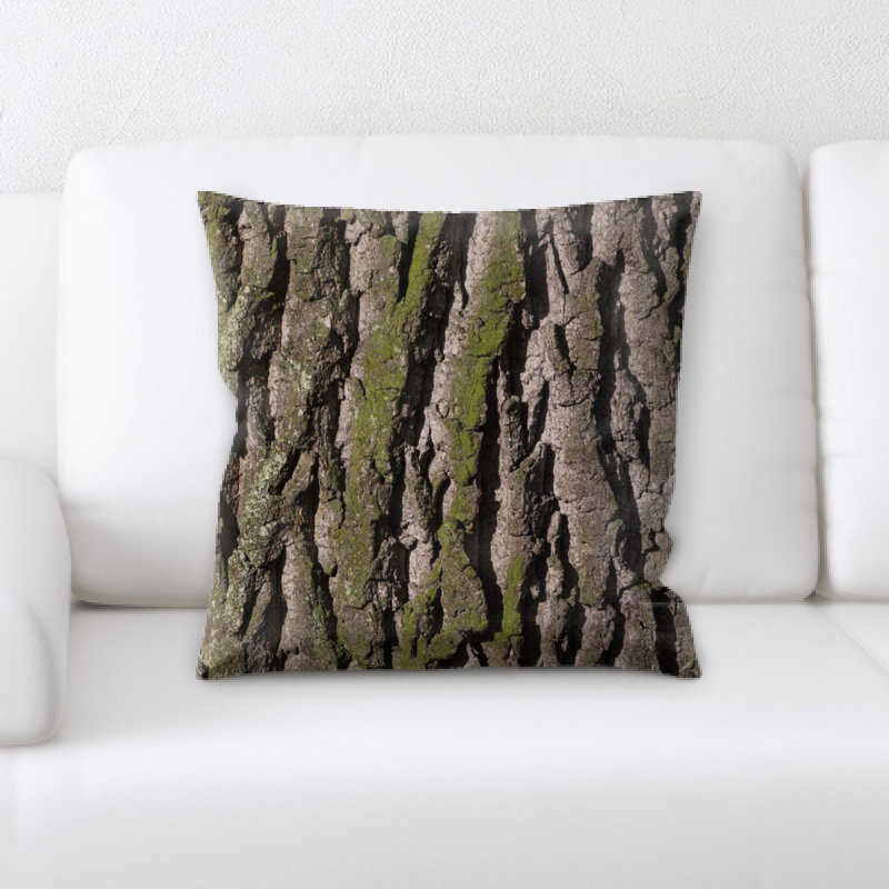 Coussin décoratif écorce
