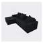 Canapé modulaire convertible convertible en microfibre