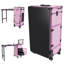 Table portable Nail Art avec miroir DEL, Bluetooth, tiroirs verrouillables, poteau télescopique - station de manucure pliante pour les salons-119319225