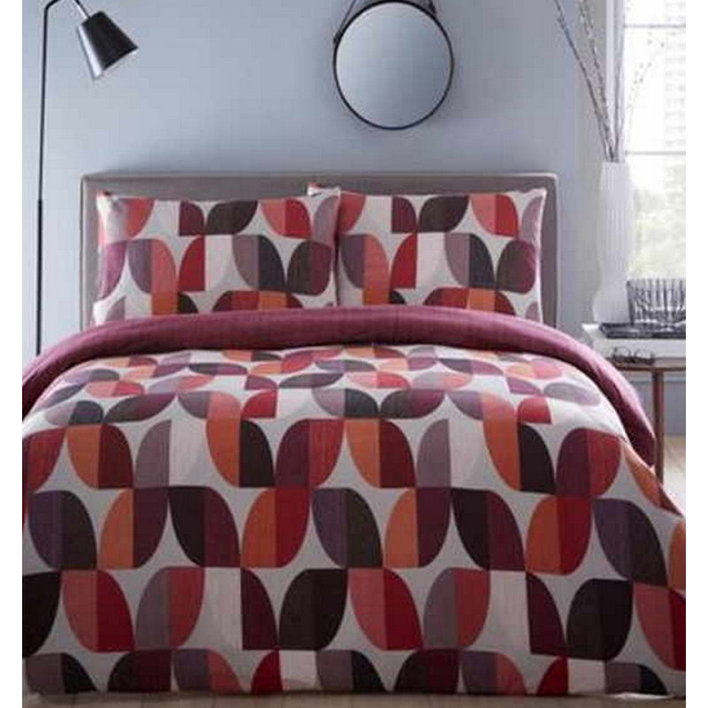 Grove Bedding, Super King - 2 Standard Pillowcases, Berry