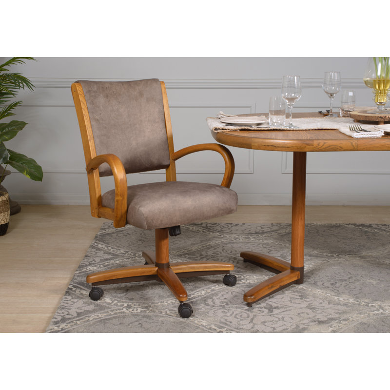 Tallassee 19'' H Upholstered Armchair, Brown