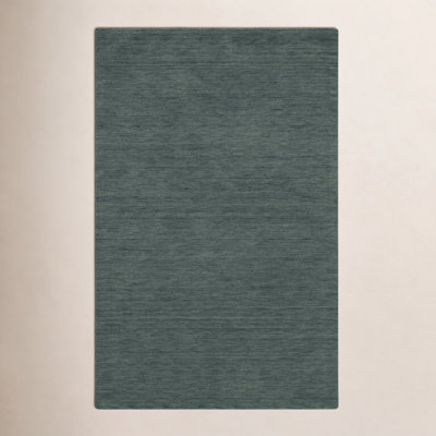 Yolandi Teal Hand-Tufted Wool Rug