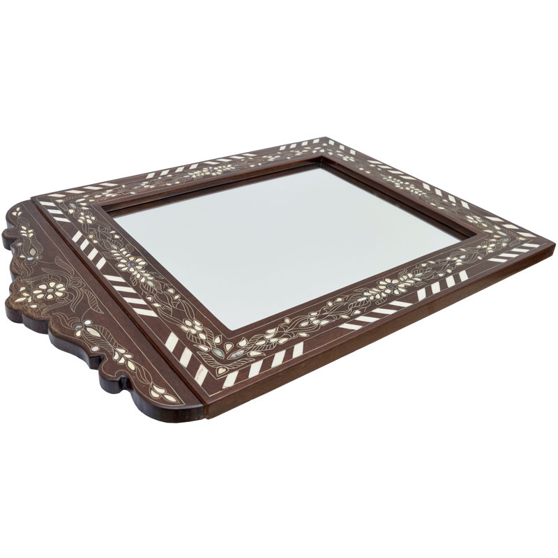 Syrian Arch Solid Wood Wall Mirror