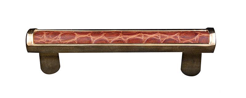 Equestre Bar / Handle Pull, Polished Gold, Black