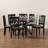 Ingalls 6 - Person Cross Legs Dining Set-367589170-326877622