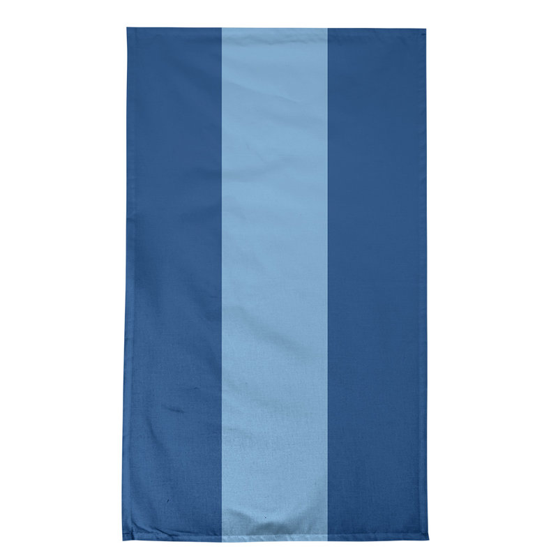 Stripe Tea Towel Kitchen Towel, Poly Twill, Blue/Powder Blue Baseball