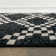 Tapis noir et blanc Modern Modern