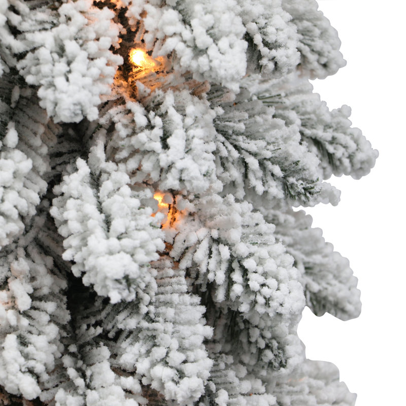 36' Lighted Pine Christmas Tree