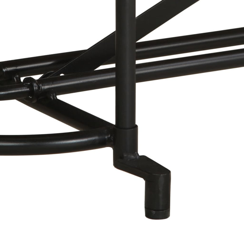 4-3 110cm Solid Wood Top Console Table, Solid acacia wood