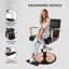 Fauteuil inclinable pivotant en cuir Laquana