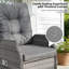 Outdoor Patio Dining Armchair with Cushion-2133777578