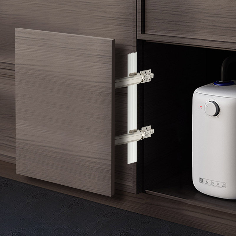 2-Pack Soft Close Cabinet Hinges, 180° Linkage Hinge Set with 15.43lbs Capacity