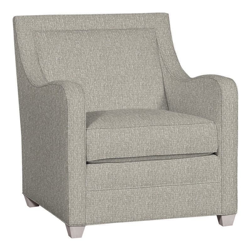Haden 31.5" Chair, Dove Gray, Tarbee Pebble