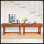 Console cannelée de 52 pouces de style Mid Century Farmhouse avec rangement, pieds en bois massif pour le vestibule et le salon-1623991693