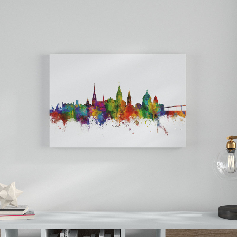 « annapolis maryland horizon ii », impression sur toile, H 22 po x l 32 po x P 2 po