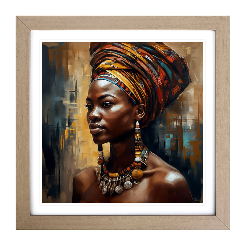 Single Picture Frame Print on Wood, Oak