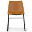 Chaise d'appoint rembourrée à dossier solide-262492986