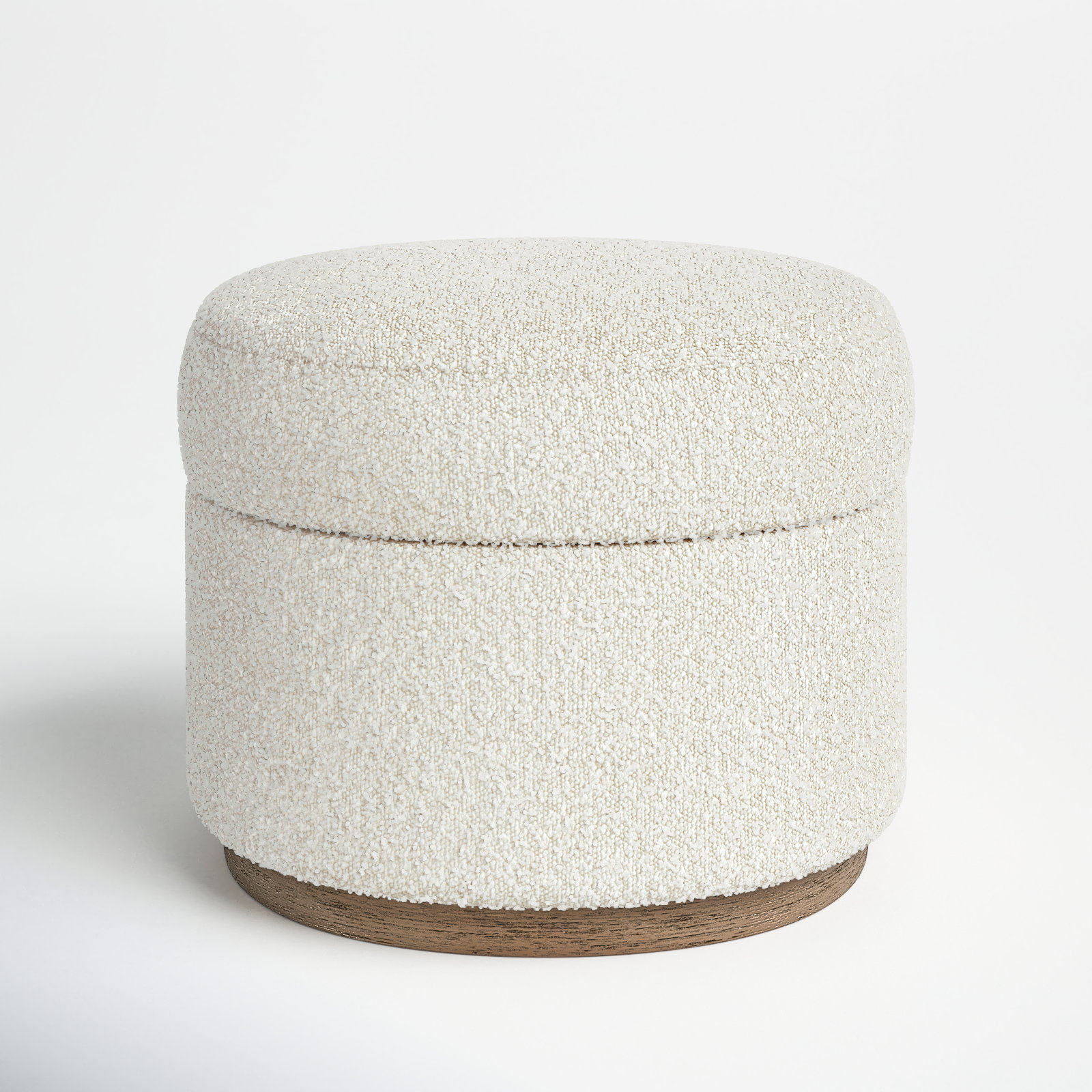 Joss & Main Nyiah 20" Wide Round Storage Ottoman & Reviews | Wayfair