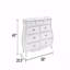 Commode 9 tiroirs, fabrication en bois de style moderne