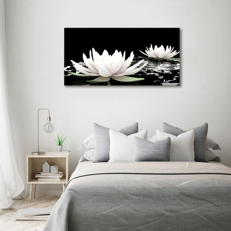 Water Lilies - Wrapped Canvas Print