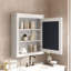 Armoire de rangement murale de 24 po x 27 po avec miroir, tablettes réglables et conception résistante à l'humidité pour une utilisation efficace de l'espace-1928137185